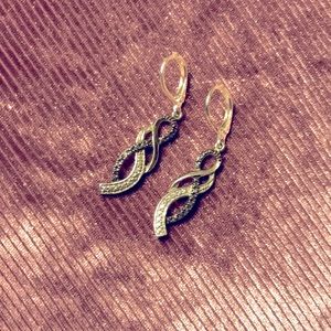 Sterling drop earrings